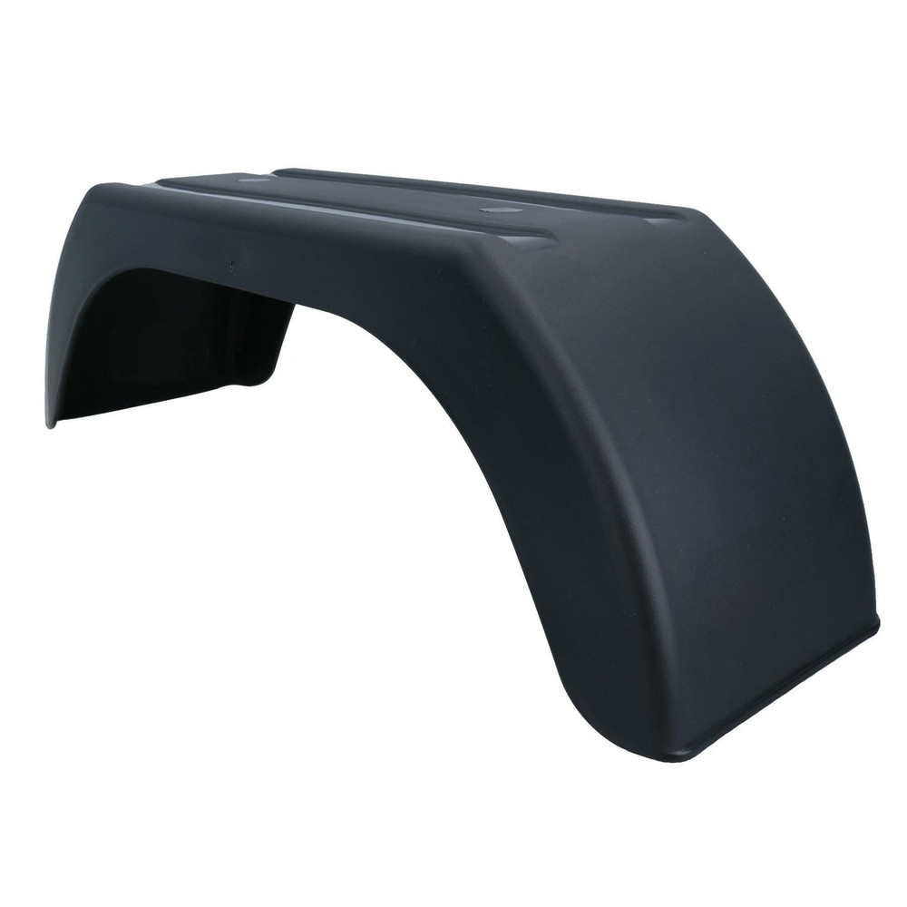 8" Plastic Mudguard Fender (Single) Offset Fit & Mud Guard Angle (LARGE) Bracke