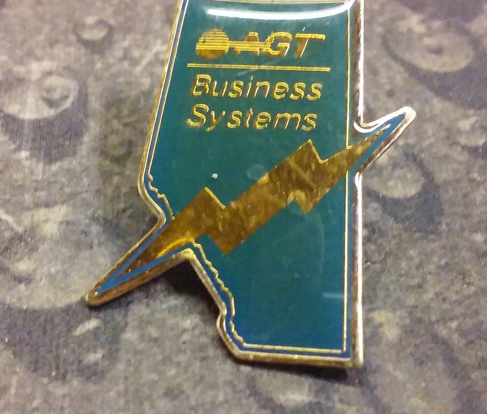 AGT Business Systems pin badge