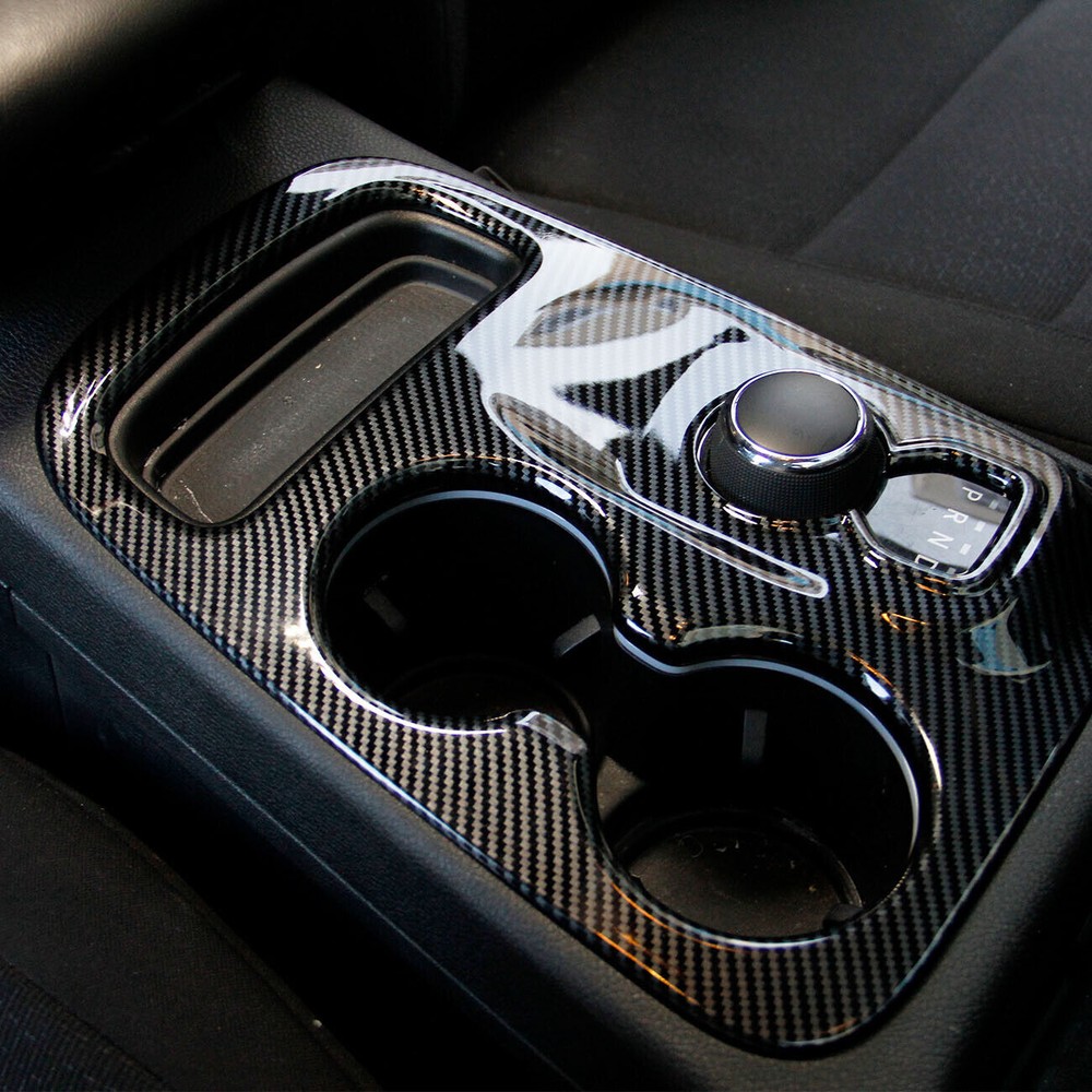 Carbon Fiber Central Control Gear Shift Panel Trim for Dodge Durango 2014-2017