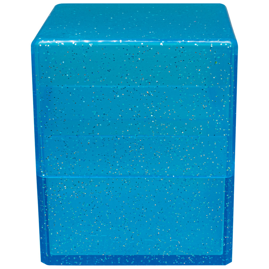 1 Ultra PRO Glitter Blue Satin Cube Deck Box