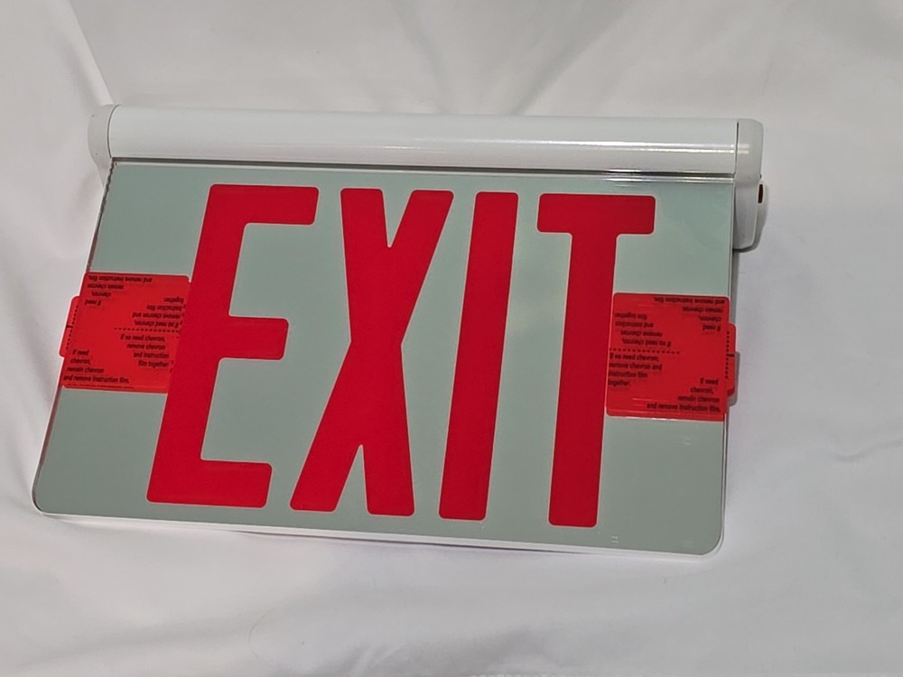 Royal Pacific Exit Sign RXL34RW Red Double Face