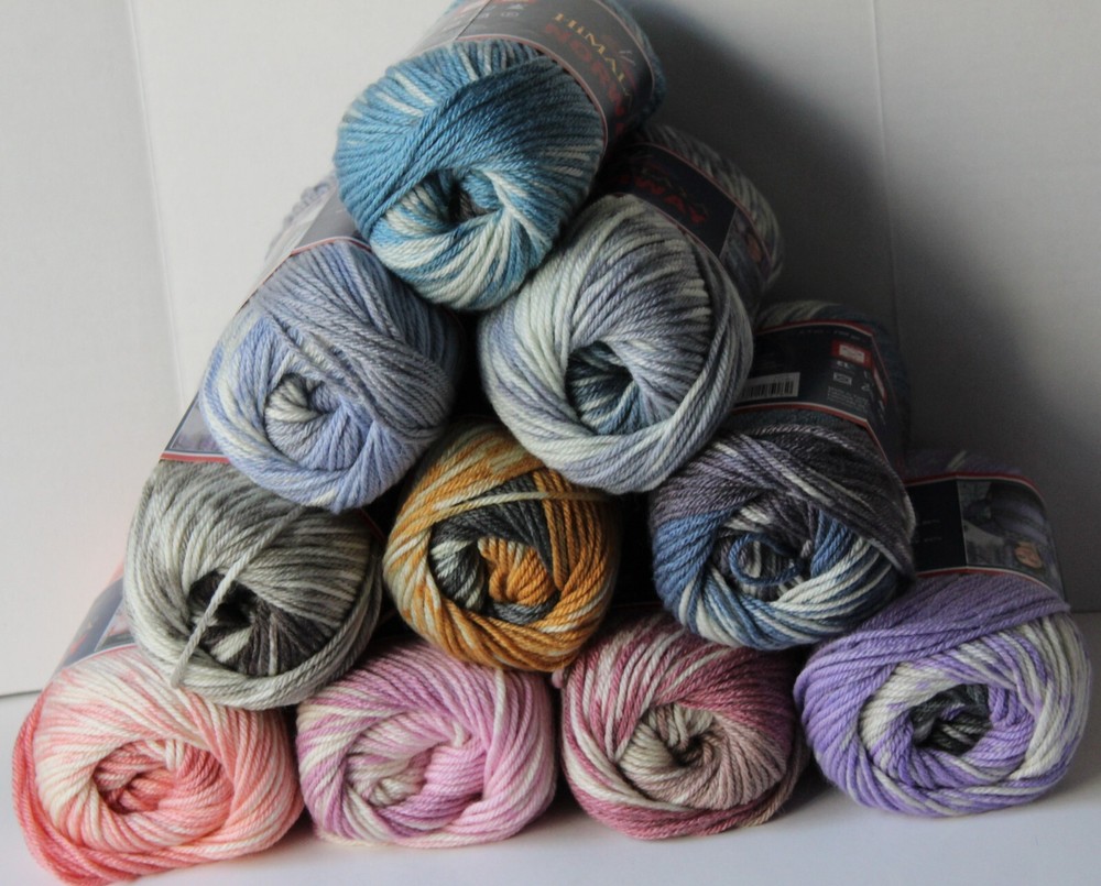 Himalaya yarn NORWAY self pattern- medium 4- Acrylic/ Wool blend