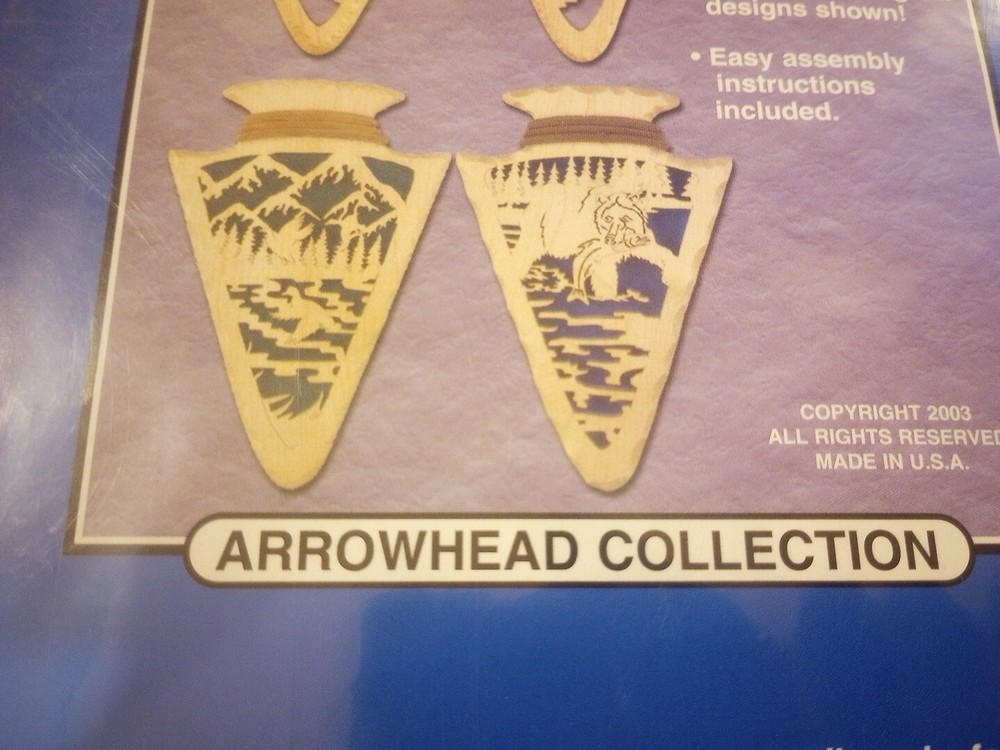Full Size Woodcraft Patterns Arrowhead Collection