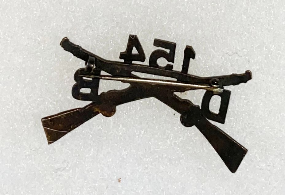 WWI 154th Disciplinary Barracks Officers Collar Device