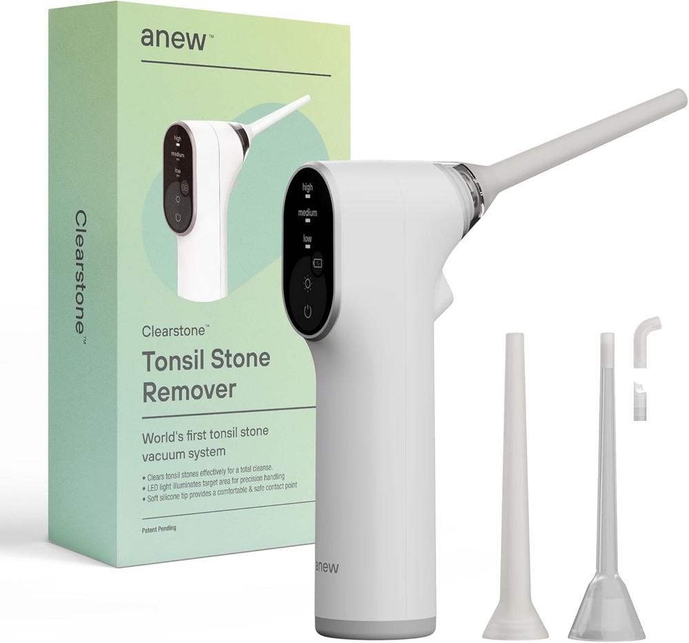 Instant Suction Tonsil Stone Remover - Compact Electric Device with LED Light