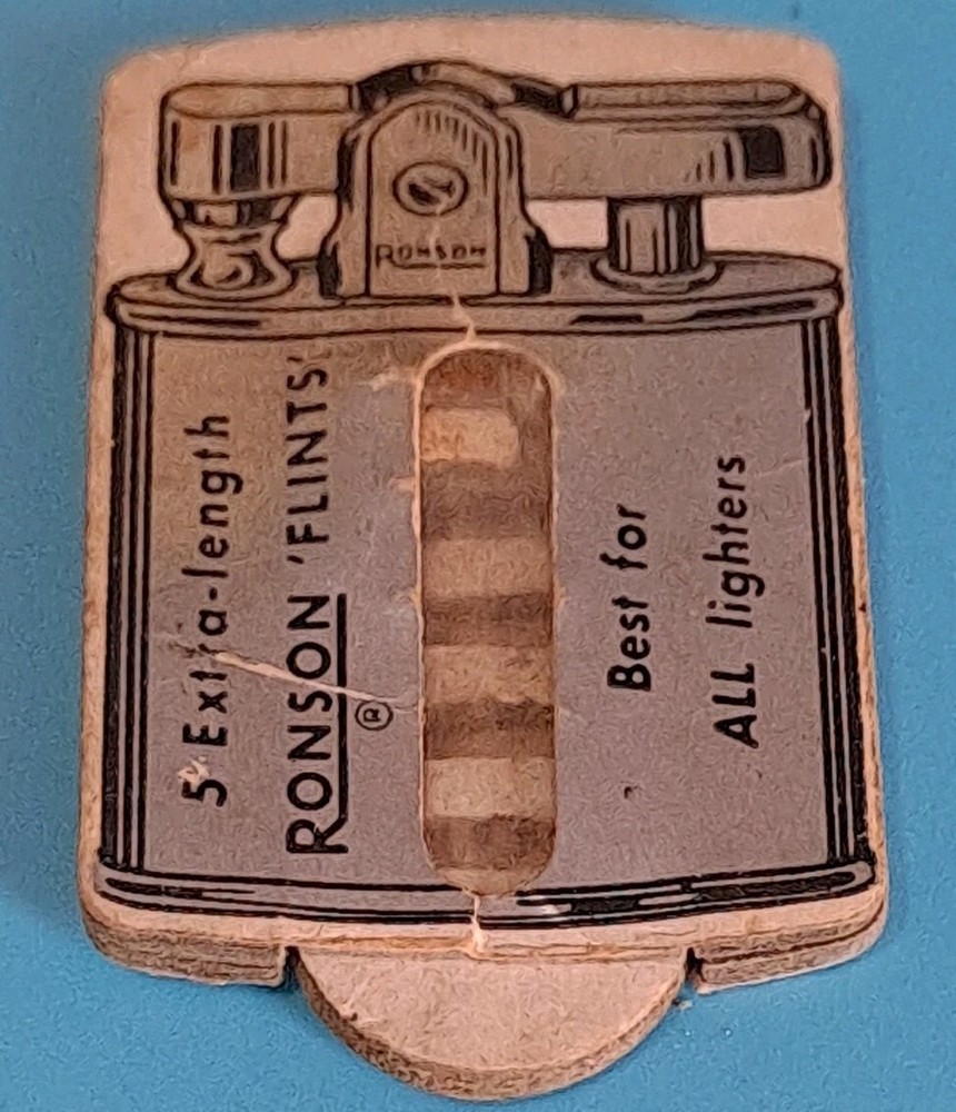 Vintage Ronson Lighter Flint Dispenser D2