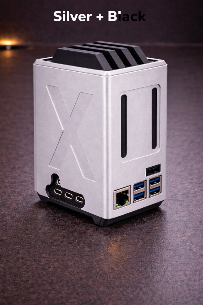 Raspberry pie 5 NAS enclosure case X