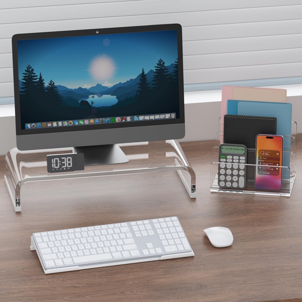 Ergonomic Tilted Computer Keyboard Stand for Comfortable Typing Support