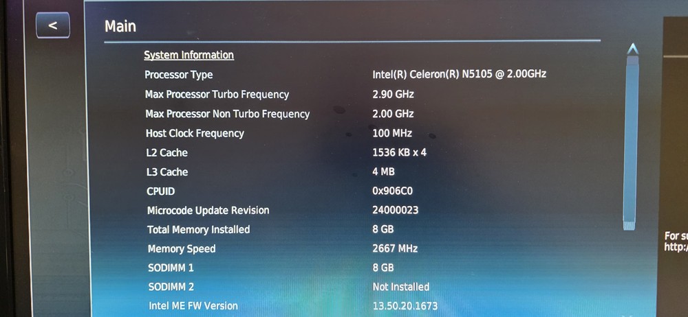 Intel NUC11ATKC4000 Celeron N5105 Processor Mini PC Barebone with Cord *TESTED!*