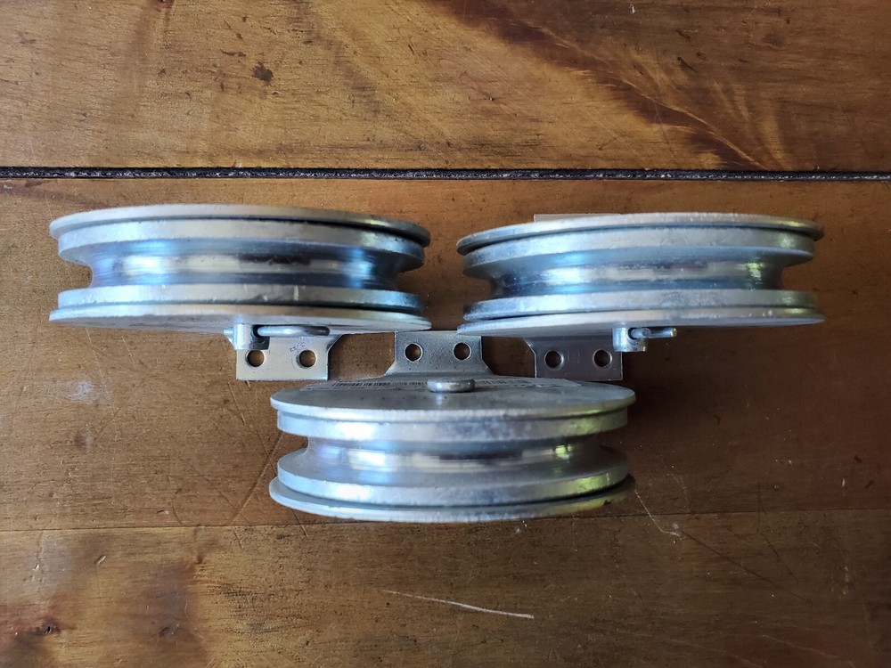 3 Heavy Duty Deuer 3" Fixed Flange Blocks 650# Rigging
