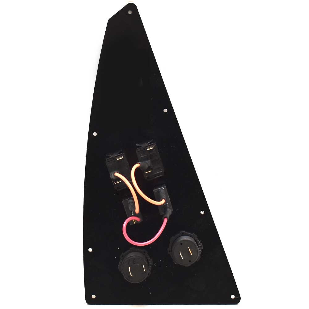 Sailfish Boat Switch Panel 61-5874 | 325 Dual Console Accessory Black