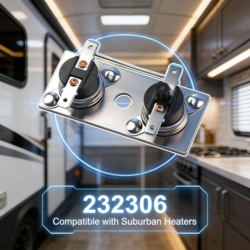 232306 Thermostat Switch, Compatible with Suburban Heaters, RV Water Heater Ther