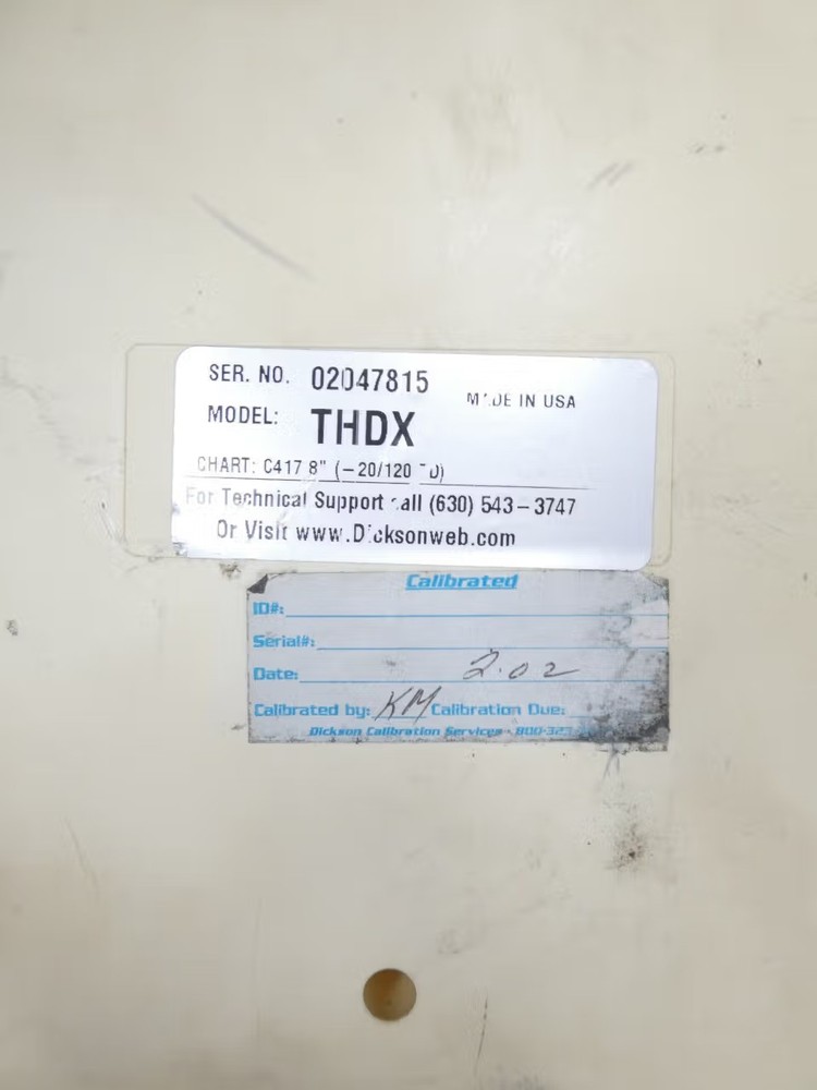 Dickson THDX Temperature & Humidity Chart Recorder