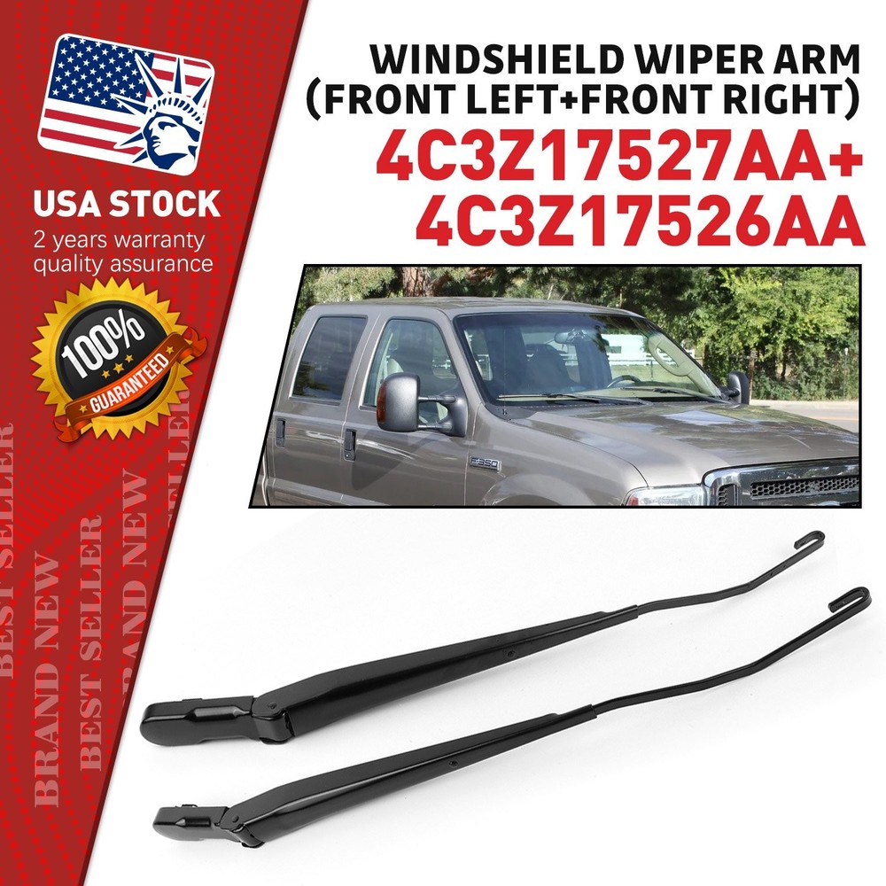1 Pair Right & Left Side Windshield Wiper Arm For 2000-2005 Ford Excursion (New)