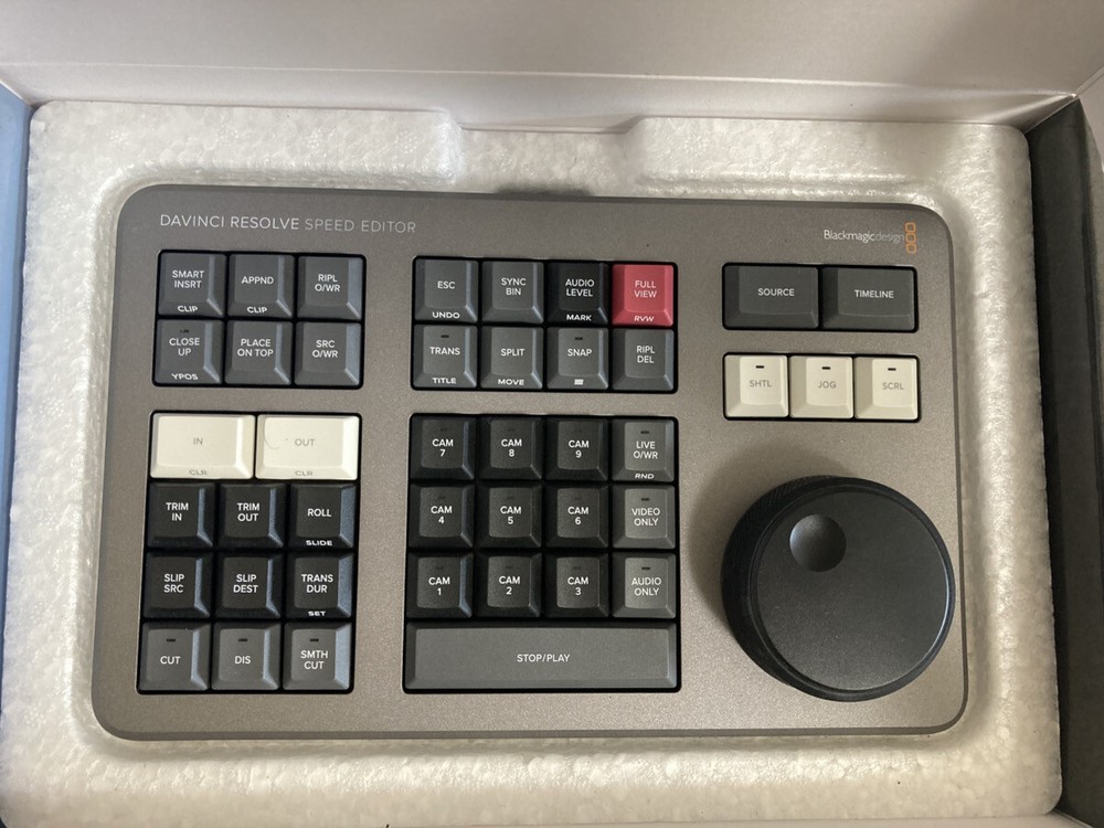 Blackmagic Design DaVinci Resolve Speed Editor without Studio Software jp