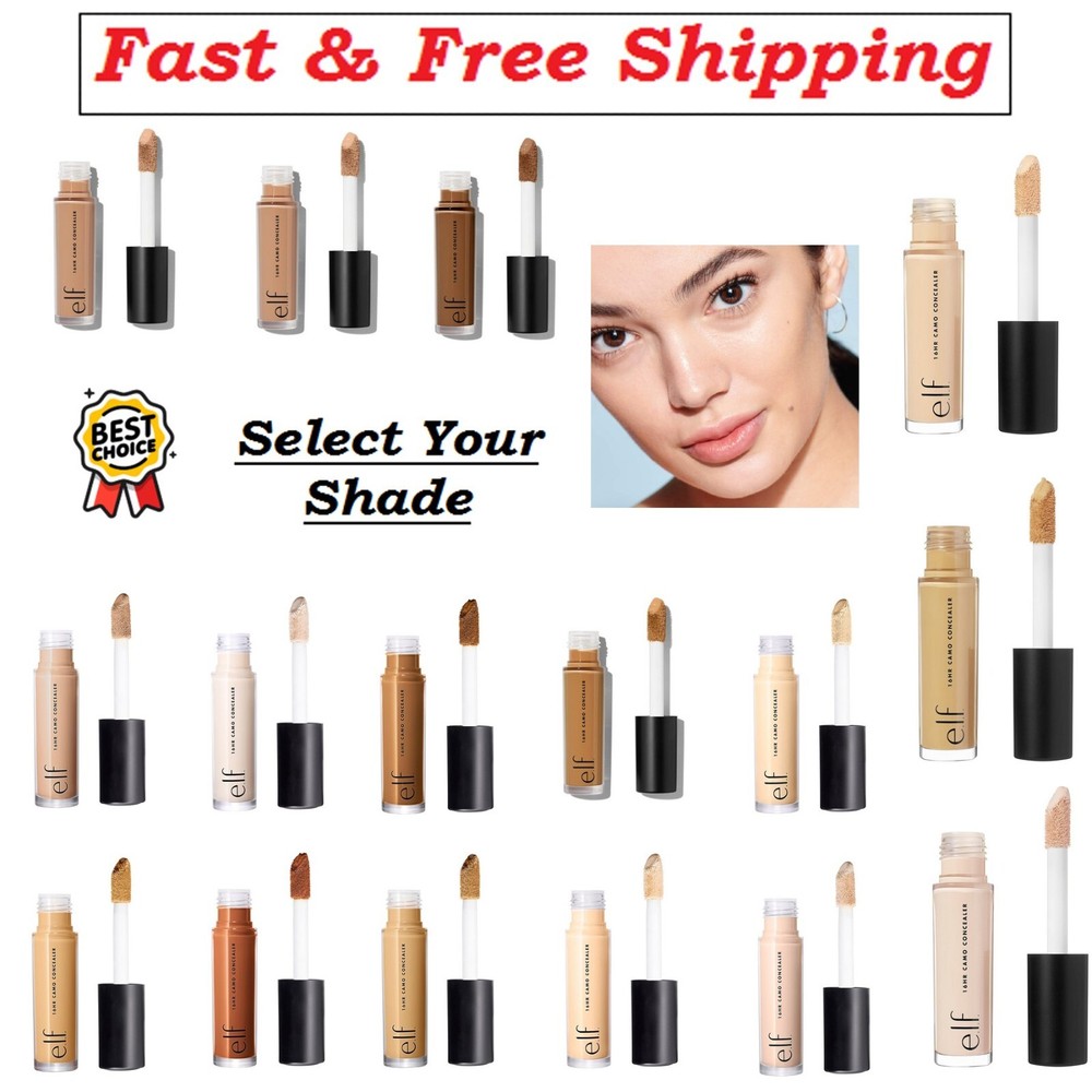 e.l.f. 16HR Camo Concealer, Full Coverage & Highly Pigmented, Select Your Shade.