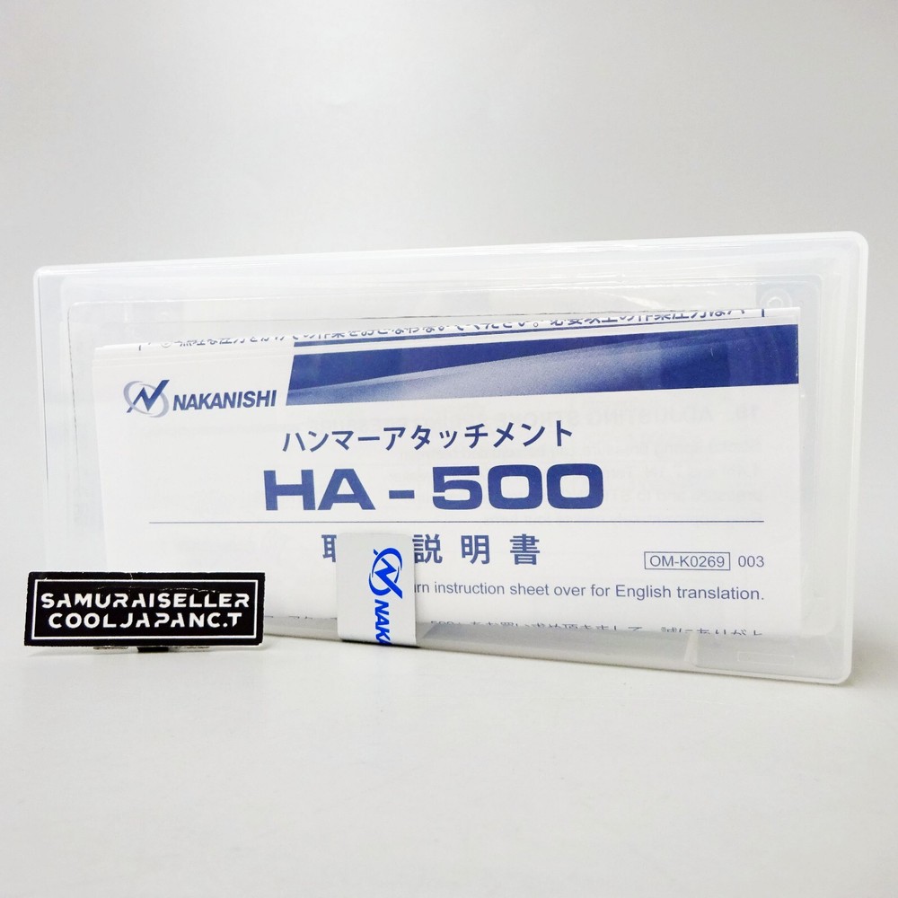 Nakanishi Hammer Attachment HA-500 8060 Processing Hammer Bit E-max Evolution