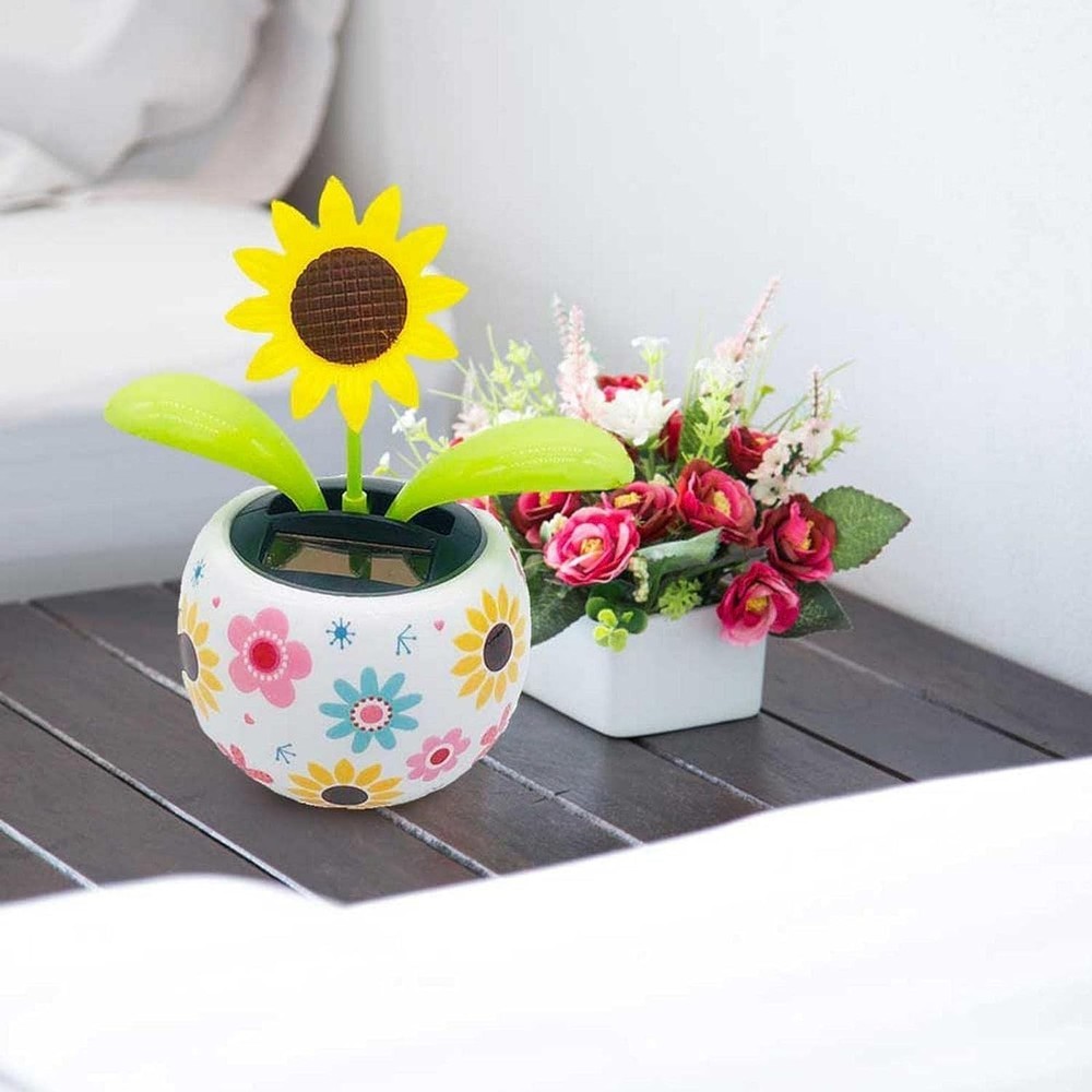 Solar Dancing Flowers Powered Sunflower, Cute Powered...