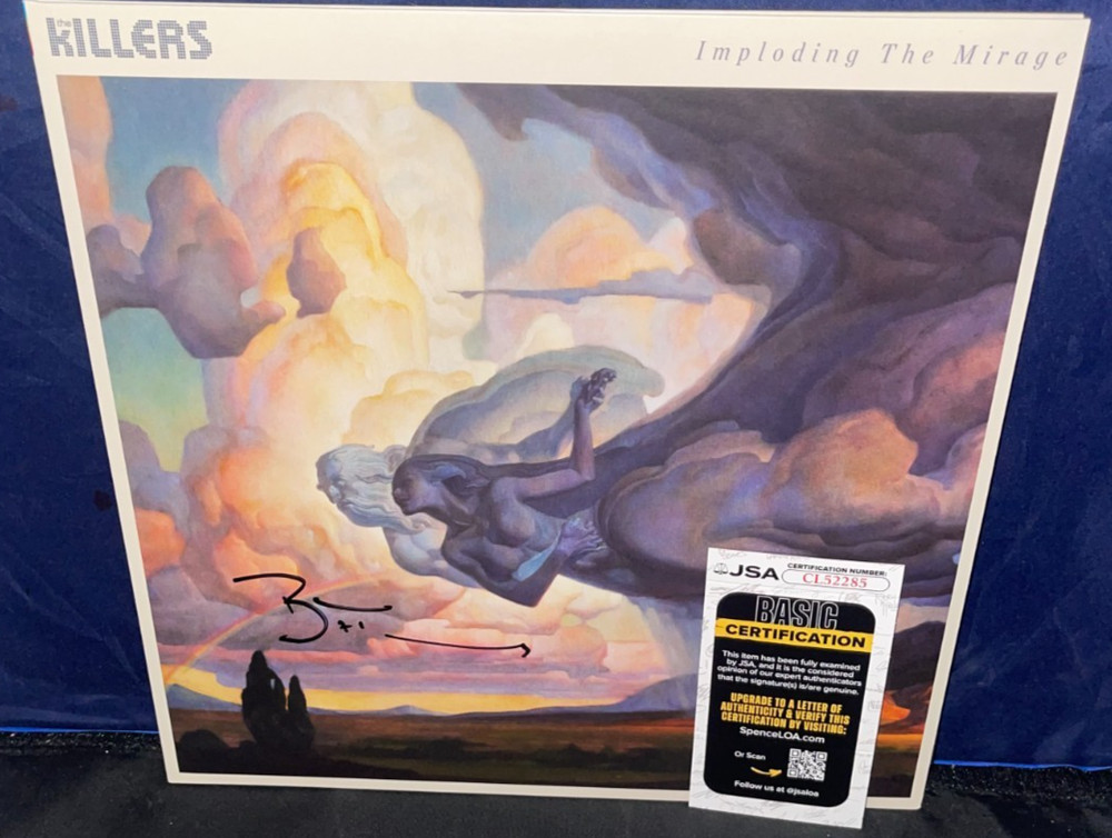 Brandon Flowers The Killers Imploding the Mirage Signed Autographed Album JSA