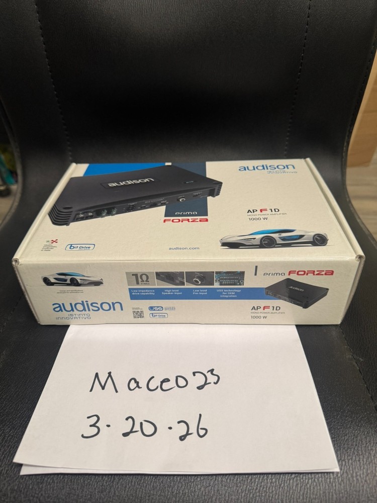 Audison AP F1D Mono Power Amplifier