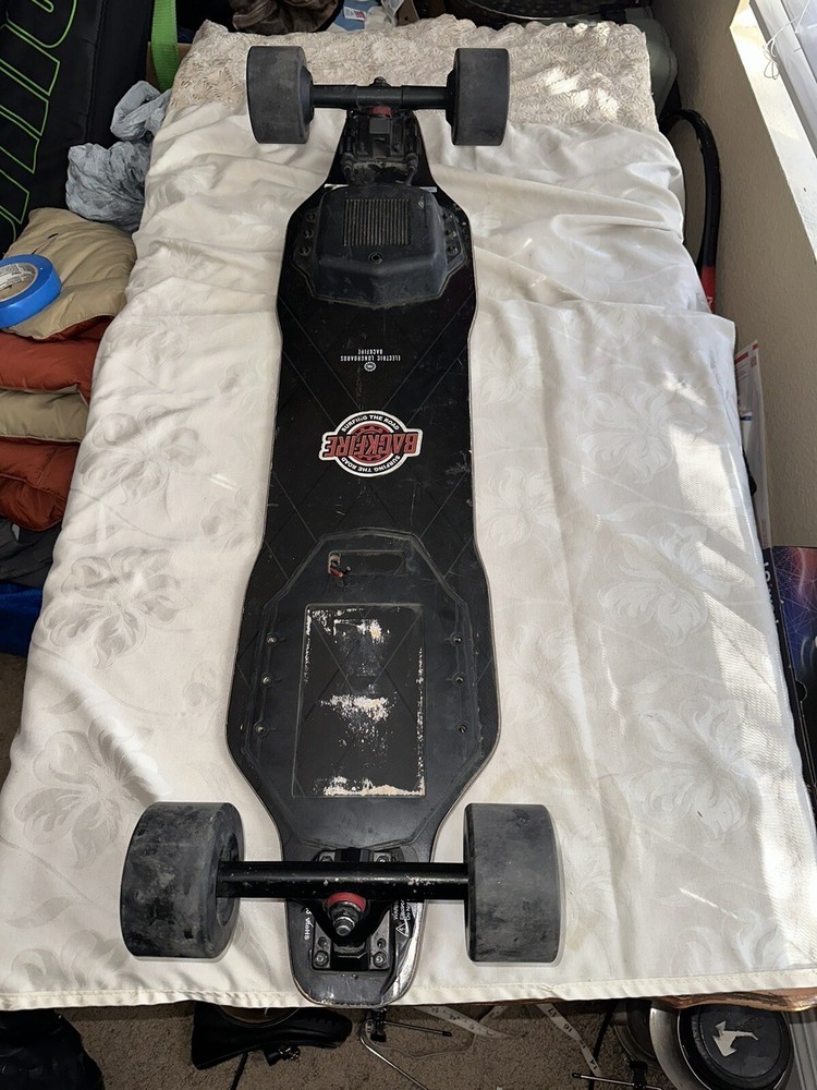 Backfire Electric Longboard Missing Parts Not Tested