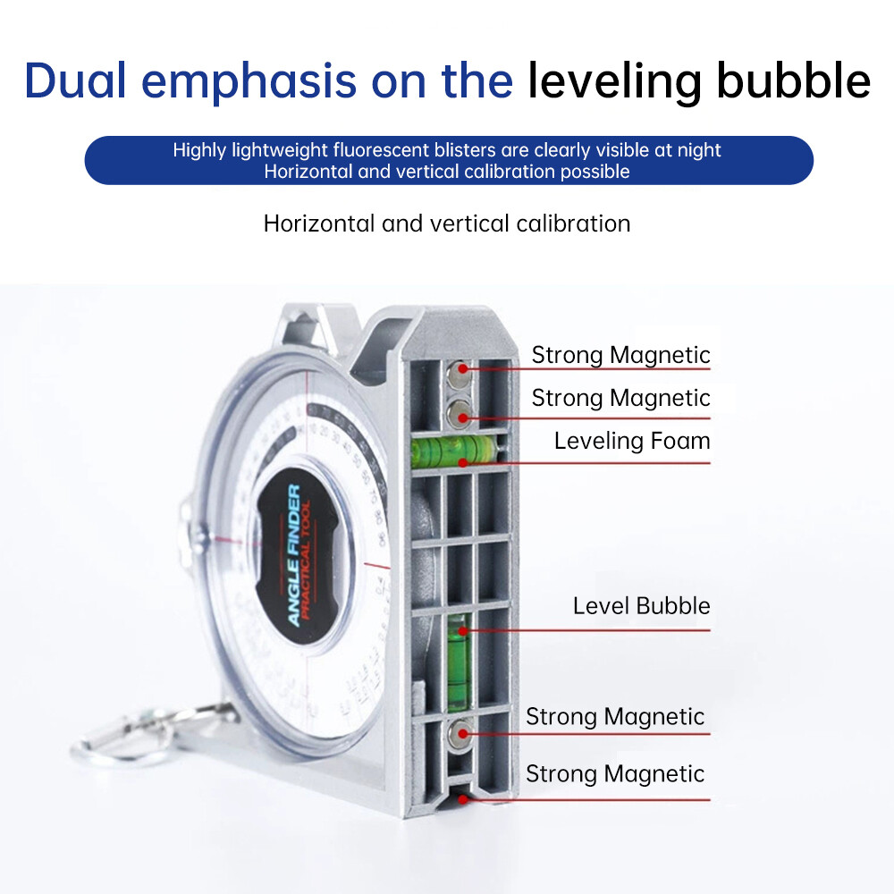 Magnetic Digital Protractor Angle Ruler Slope Level Measuring Tool Level Meter