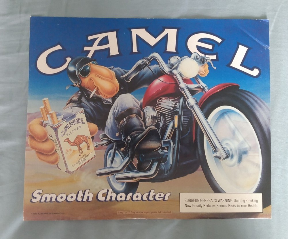 1990 Camel Cigarettes JOE 🐪 Smooth Character Print Ad FRAME IT!