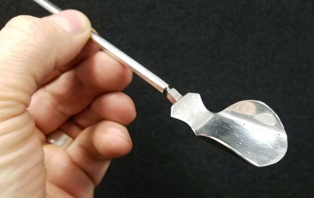 A. Michelsen Sterling Silver Denmark Sugar or Serving Spoon - Rare Form