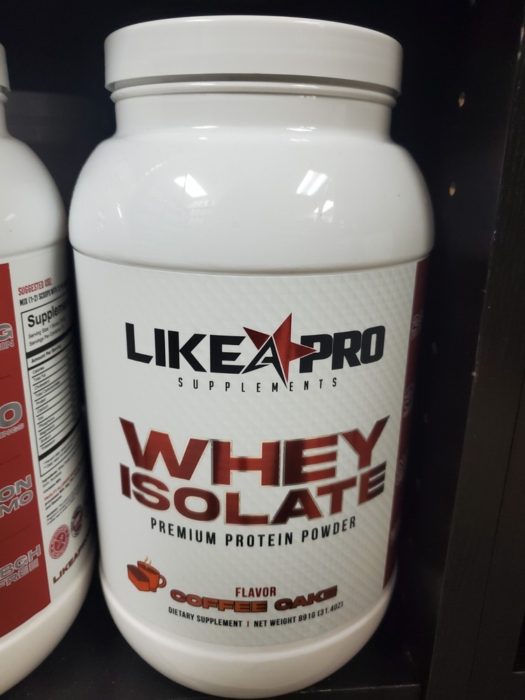 Like A Pro Premium Whey Protein Isolate Coffee Cake