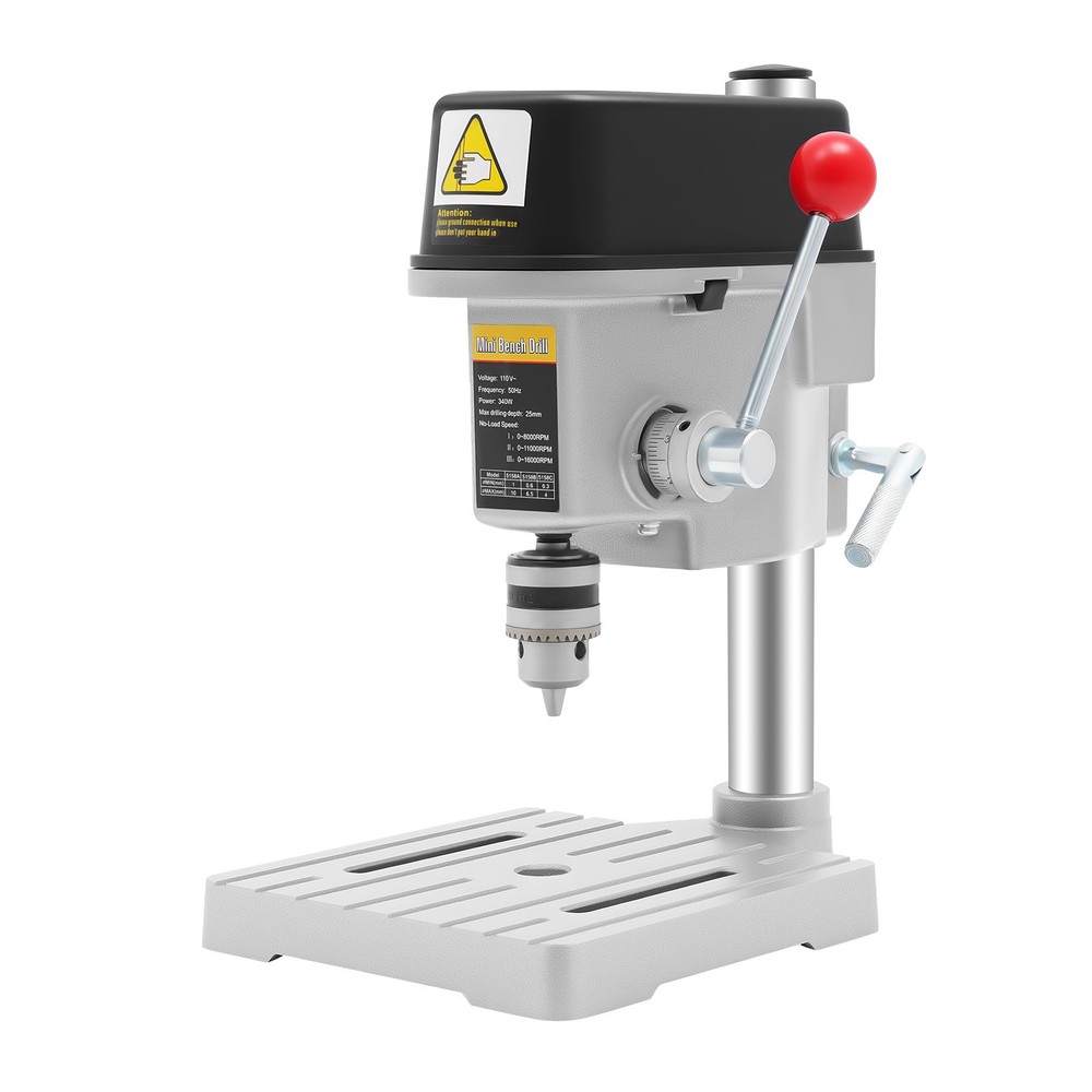 340W Mini Bench Drill Press Corded Mini Table Drill Portable Bench Drill Machine