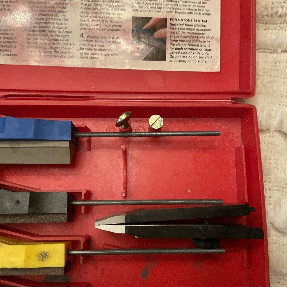 Gatco Edgemate Professional Knife Sharpening System, Red