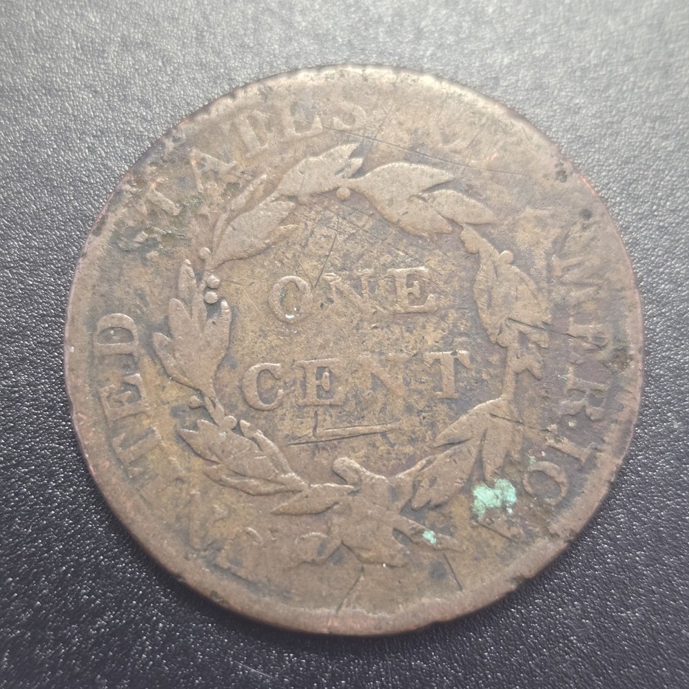 1818 US CORONET HEAD LARGE CENT