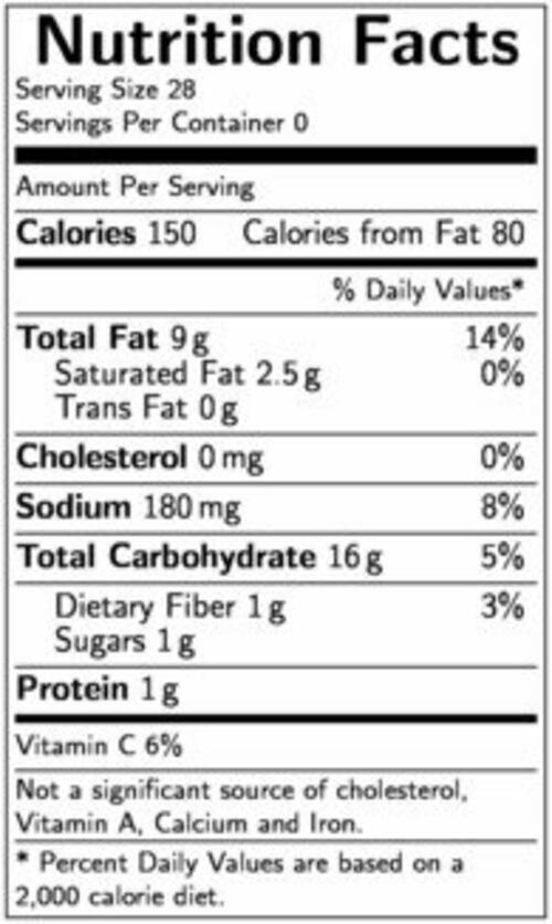 Pringles Ranch Crisps, 5. 5 Ounce - 14 per case.