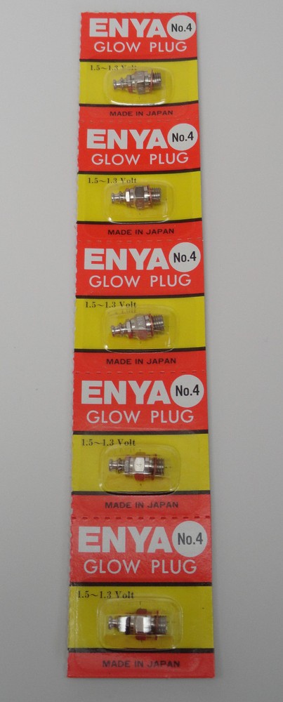 Enya #4 Medium Hot Heat Nitro Glow Plug - 5 Pack