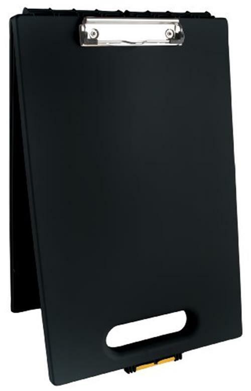 Dexas Clipcase Storage Clipboard with Handle, Black Assorted Colors