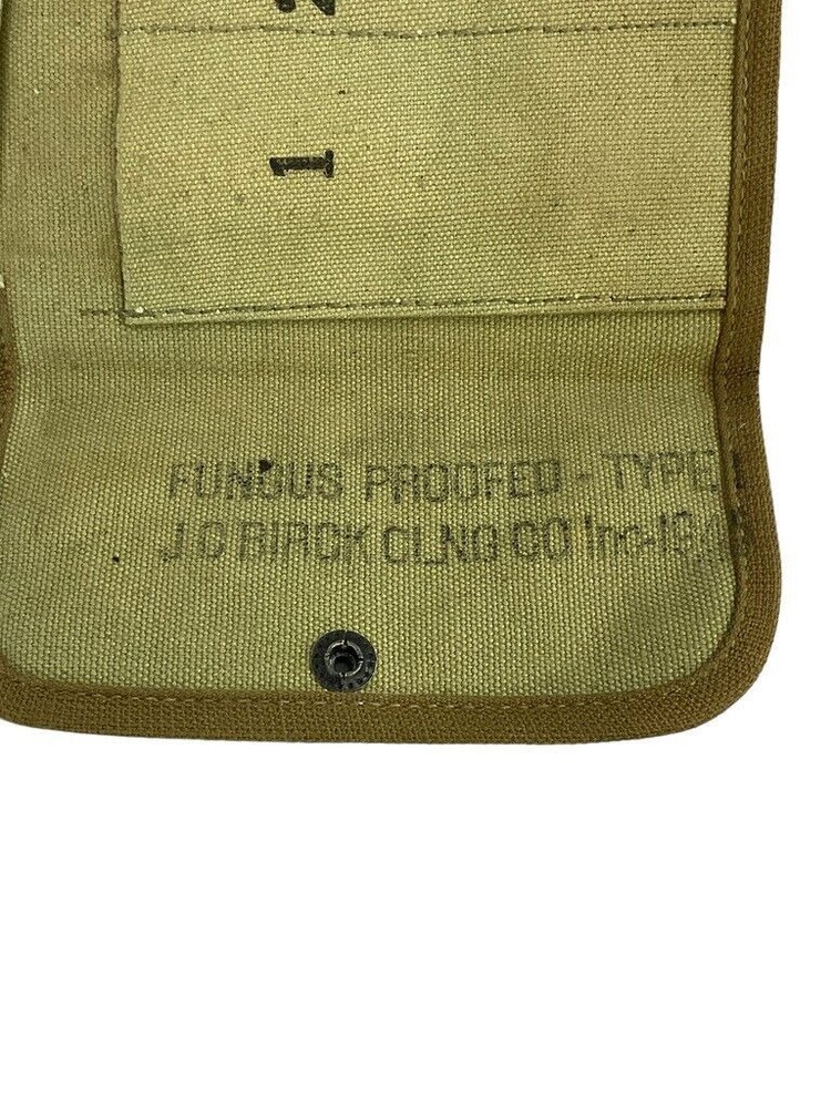 WW2 US Army Tool Roll M12 EMPTY 1945 Dated