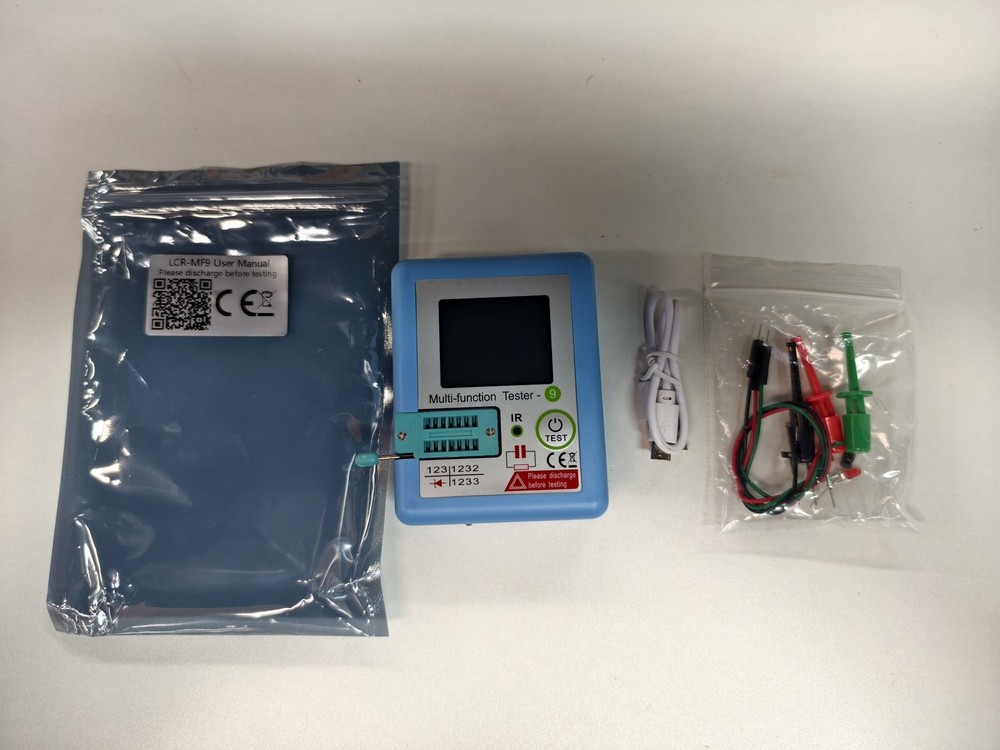 MF9 1.8'' TFT LCD Display Multi-meter Transistor Tester Diode Triode