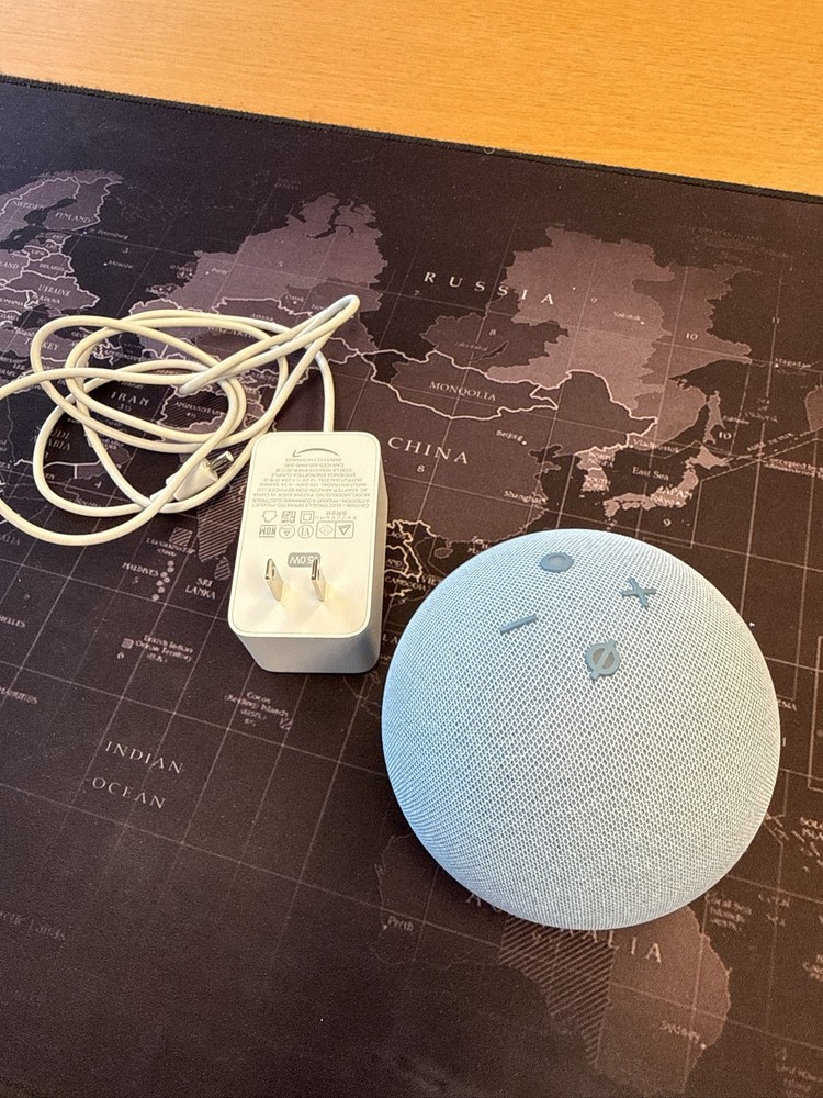 Echo Dot 4th Gen Smart Speaker Alexa Twilight Blue B7W64E