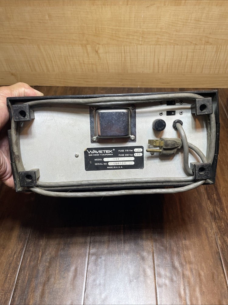 Wavetek Model 184, 5 MHz Sweep Generator -w/manual. Untested.