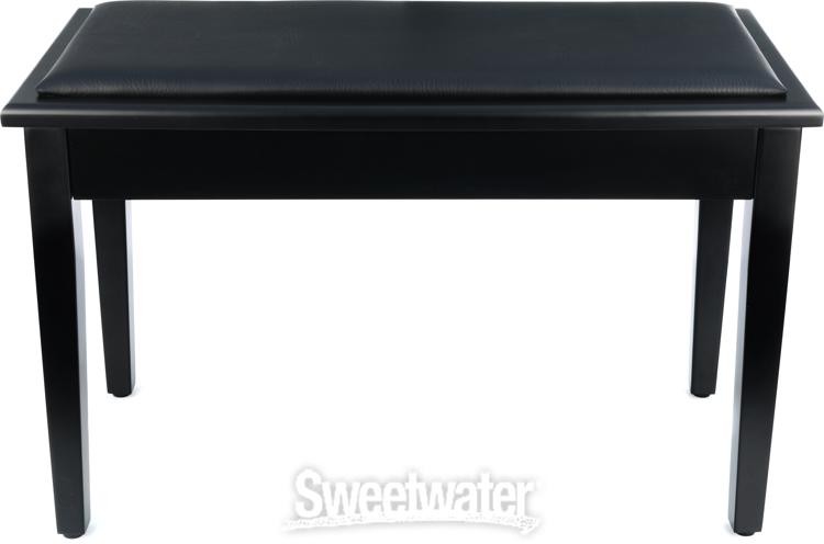 On-Stage Stands KB8904B Deluxe Piano Bench with Storage Compartment