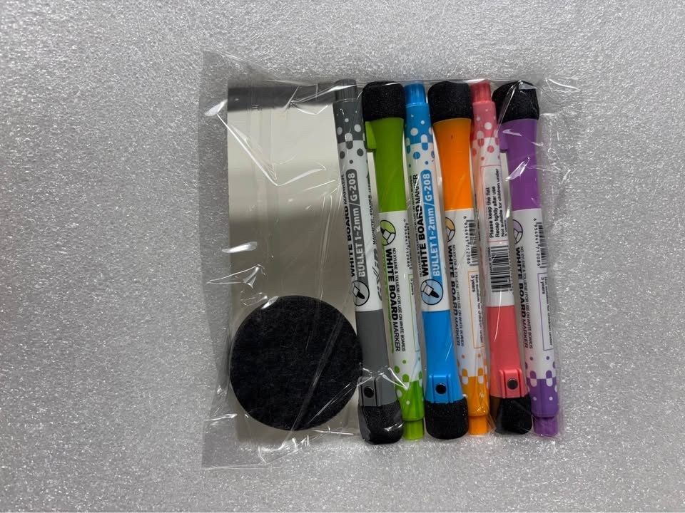 Magnetic Calendar and Chore Chart Set - includes 6 markers!