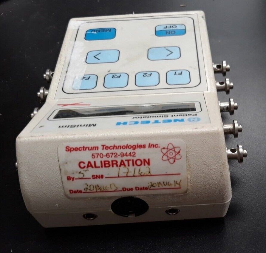 Netech MiniSim Patient ECG Arrhythmia Advanced Parameter Simulator (E3)