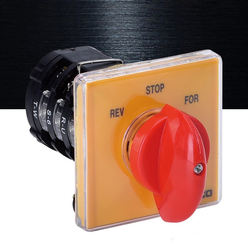 3-Phase Milling Machine Speed Control Switch with Forward/Reverse Function