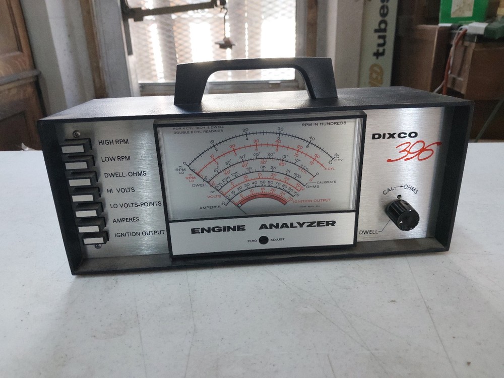 Vintage Dixco 396 engine analyzer
