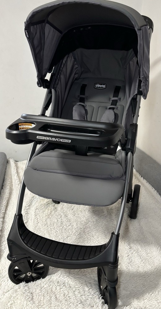 Chicco Mini Bravo Plus Lightweight Stroller Graphite Open Box