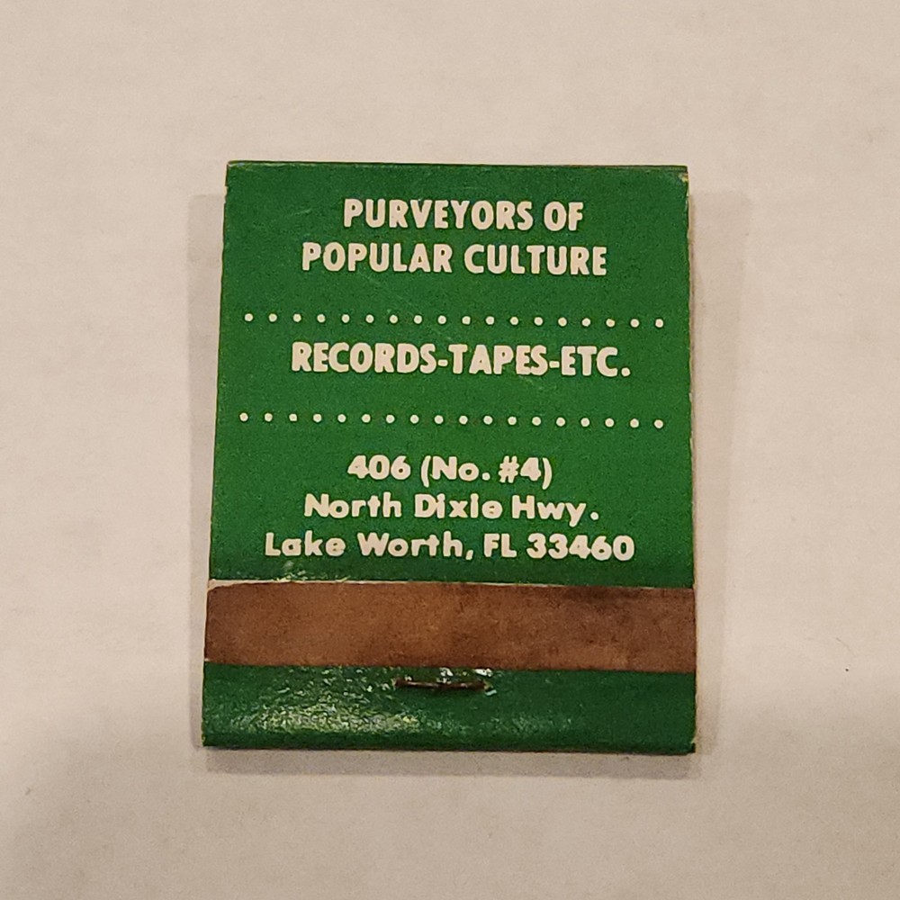 Beethoven's First Record Store Matchbook - Riviera Beach, FL