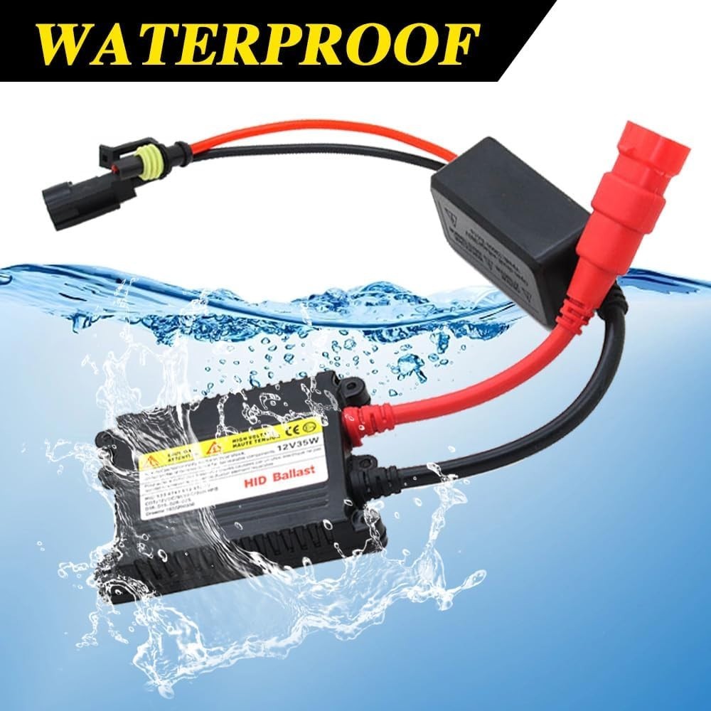 2PCS HID Xenon Ballast DC 12V 35W Slim Headlight Stabilizer Replacement