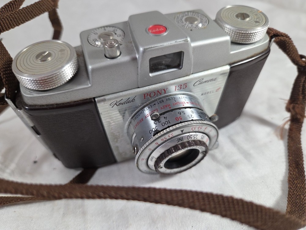 Kodak Automatic 35 Film Camera with Leather Case
