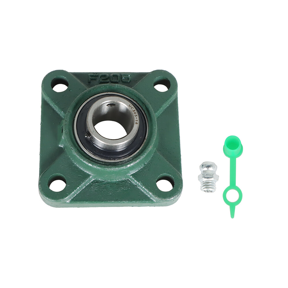 10 Pack UCF205-16 Pillow Block Flange Bearing 1" Bore 4 Bolt Solid Base