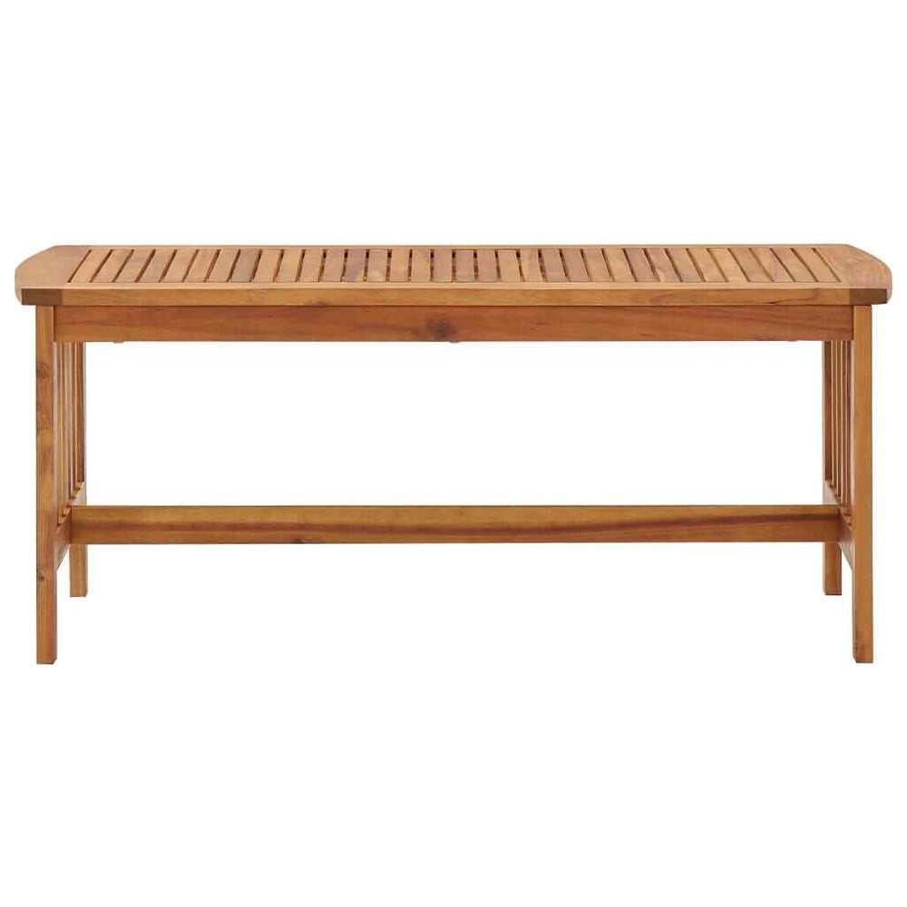 Coffee Table End Table Wooden Side Table Solid Wood Acacia 40.2 Inch vidaXL